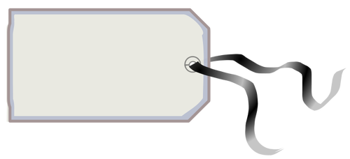 Label met een vector-lintafbeelding