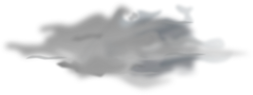 Vetor desenho do sÃ­mbolo de cor previsÃ£o de cÃ©u nublado
