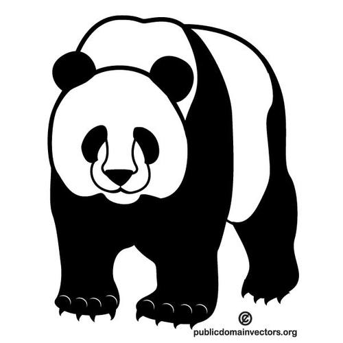 Oso panda grÃ¡ficos vectoriales