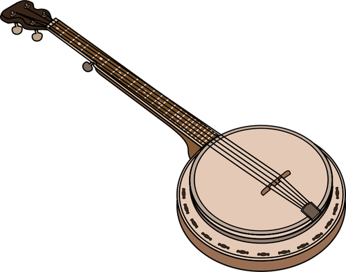 Grafika wektorowa z banjo chordofonÃ³w