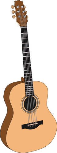 Desenho vetorial de guitarra acÃºstica