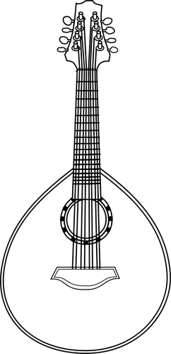 Desen de linie mandolinÄƒ vectoriale