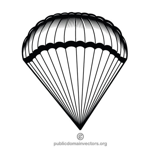 Image vector clipart parachute