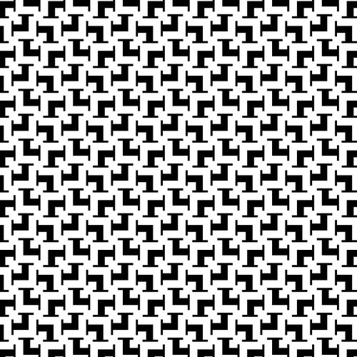 Pola abstrak hitam dan putih