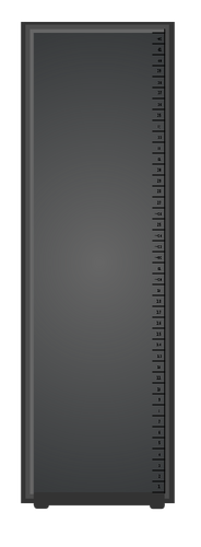 Image clipart vectoriel armoire serveur