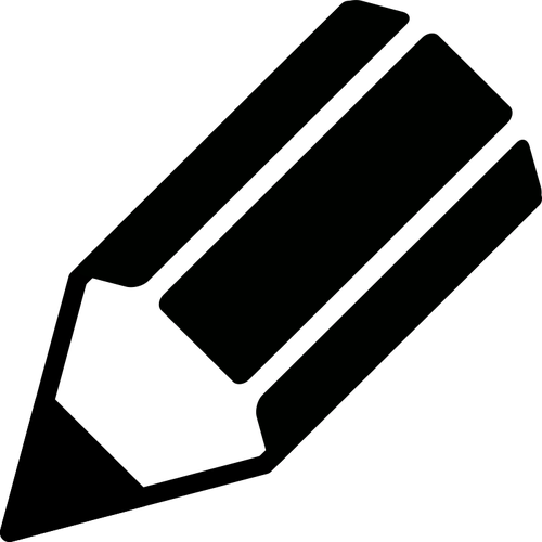 Blyant piktogram vector illustrasjon