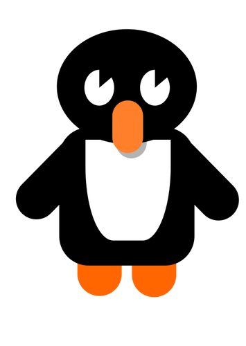 IlustraciÃ³n de estilo de dibujos animados de pingÃ¼inos