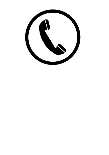 Vektor-Illustration fÃ¼r Telefon-sign