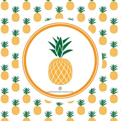 Pineapple seamless pattern