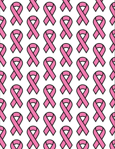 Pink ribbon pattern