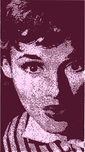 Imagen vectorial de Audrey Hepburn
