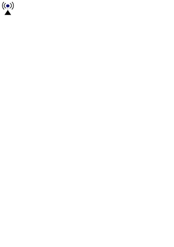 Vector de la imagen icono WLAN access point