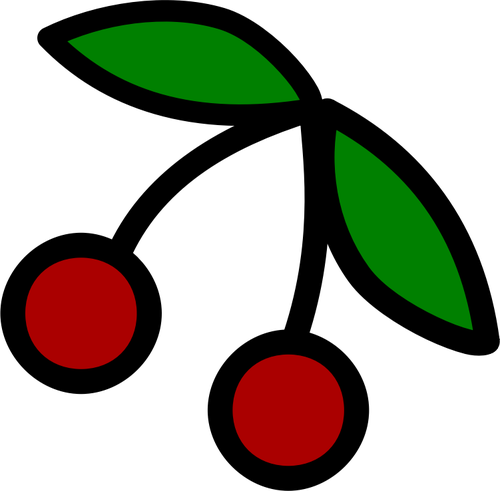 Kirschen Obst Vektor Zeichnung