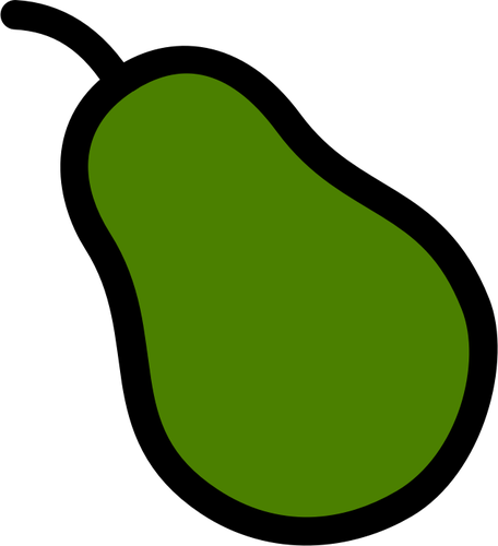 Vektorbild av pÃ¤ron frukt ikonen