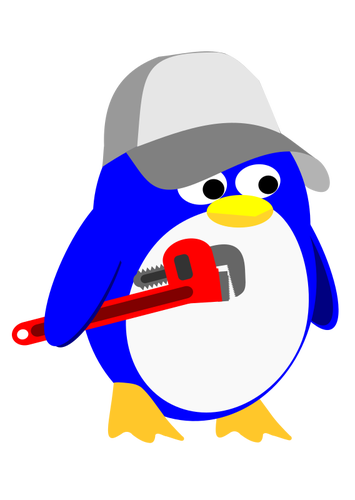 Pinguin-Handwerker