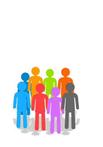 Vector image of population icon