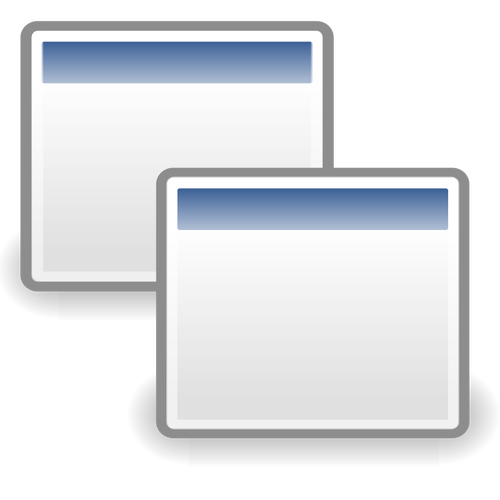 Twee windows-pictogram