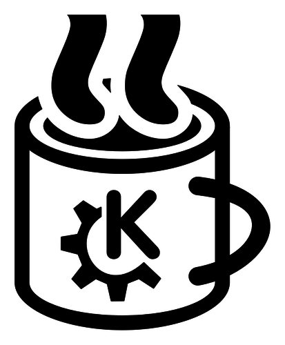 Vektorbild rykande kaffekopp piktogram
