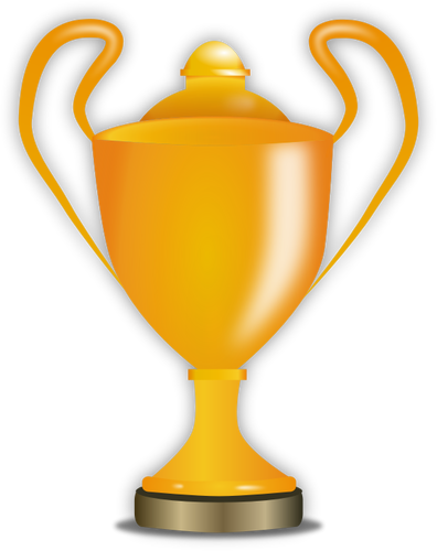 Award trophy vektor illustration