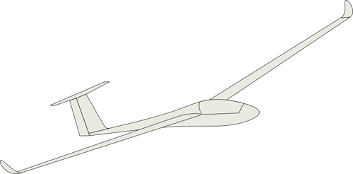 Glider pesawat vektor