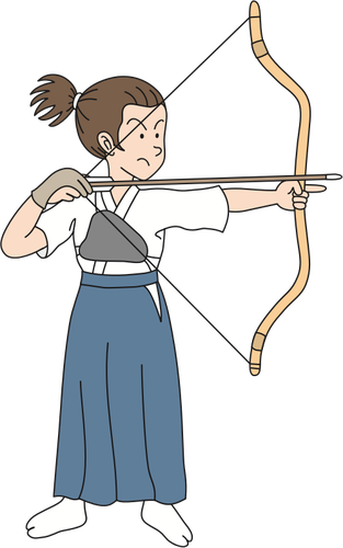 Imaginea de femeie archer