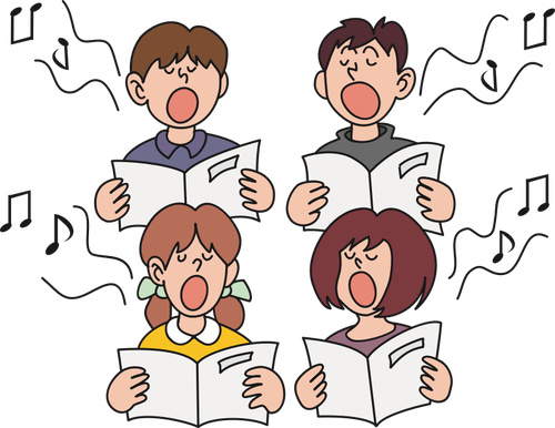 Copii singing