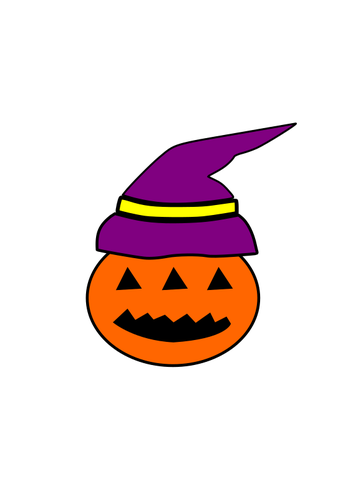 Felice tribale immagine di vettore zucca di Halloween