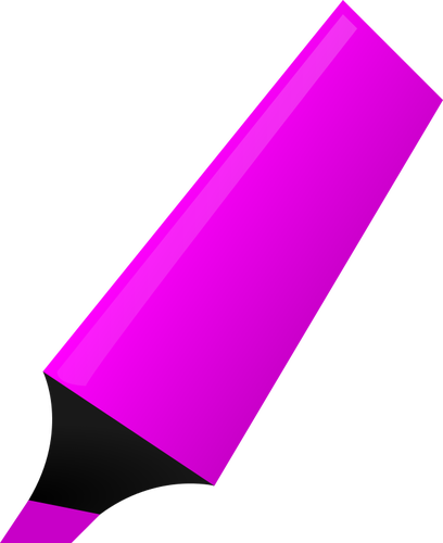 Vector graphics of purple highlighter