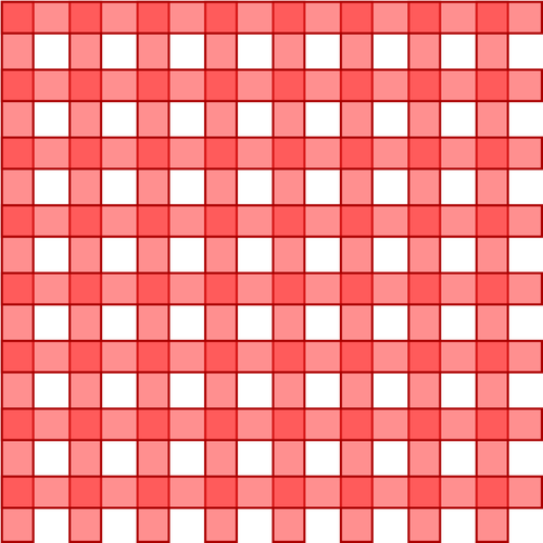 Clipart vetorial de padrÃ£o xadrez vermelho e branco