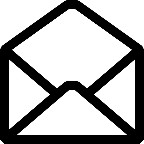 Ã–ppet brev vektor icon