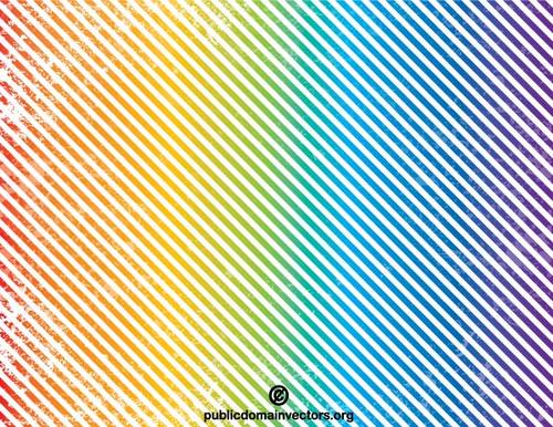 Diagonale regnbue-striper