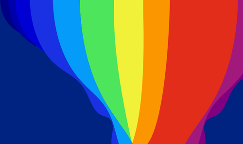 Regenboog abstracte achtergrond vector symbool