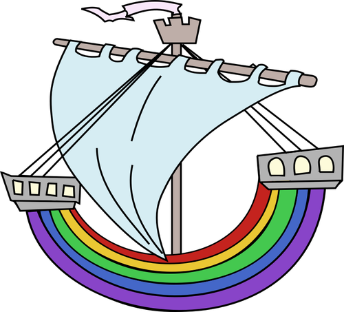 Barco do arco-Ã­ris