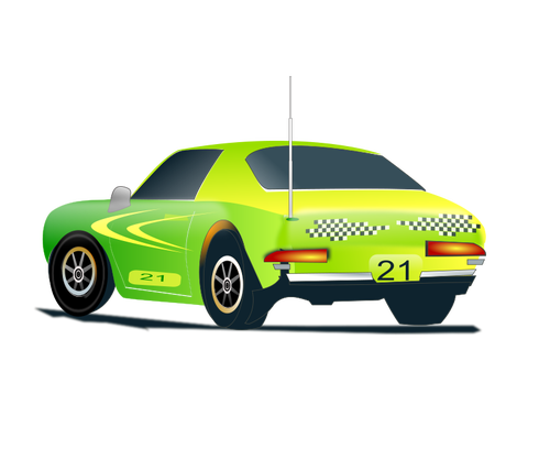 Rally car vector illustration