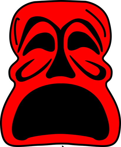 Masker merah