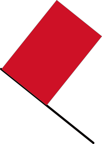 RÃ¶d flagga vektor illustration