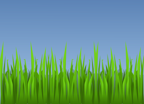 Dibujo vectorial de hierba verde