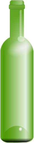 Imagem vetorial de garrafa verde