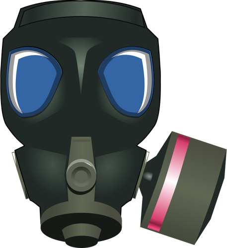 Gas mask vector image
