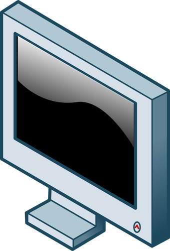 Isometrisk LCD-skÃ¤rmen vektorbild