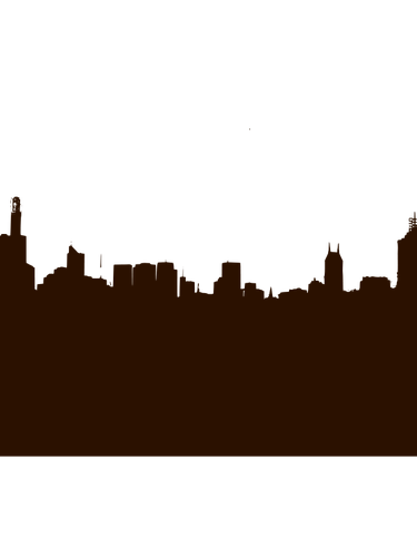 City skyline vector clipart