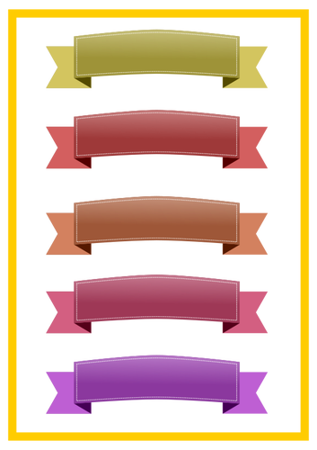 Set de panglici colorate