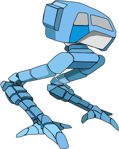 Robot blu