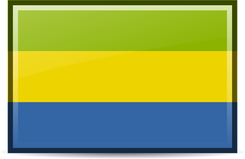 Gabon na flagi