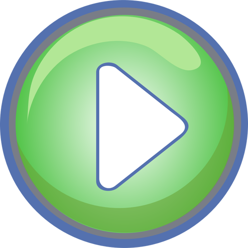 ClipArt vettoriali di blu e verde pulsante play