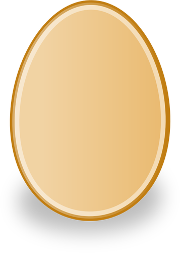 Imagem vetorial de ovo laranja