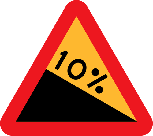 10% w dÃ³Å‚ gradientu z lewej strony wektor clipart