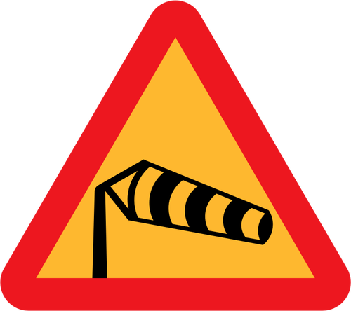 CÃ´tÃ© vents trafic sign vector illustration