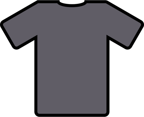GrÃ¥ t-shirt vektorbild