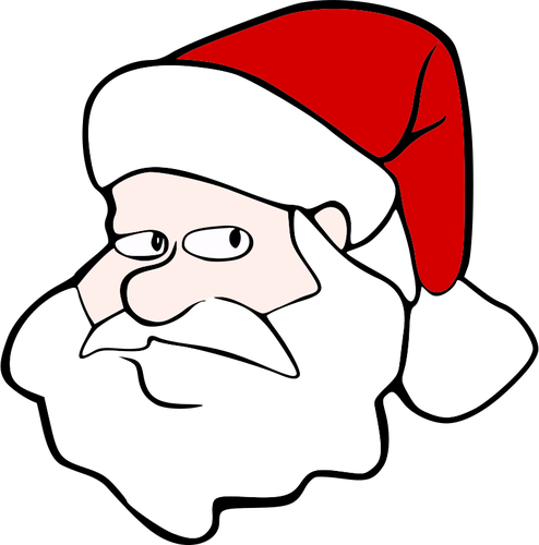 Dibujo vectorial de Santa Claus